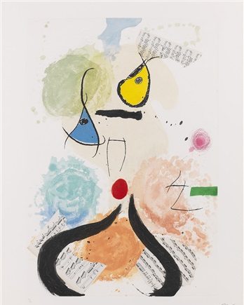 Joan Miró - La Bague d'aurore, 1957